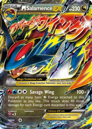 M Salamence EX XY171 - Holofoil XY Promos - Promo