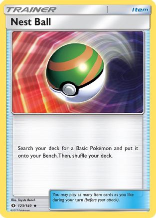 Nest Ball 123/149 SM Base Set - Uncommon