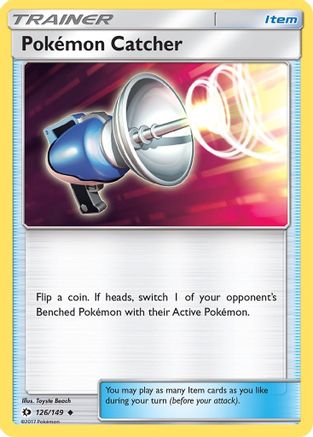 Pokemon Catcher 126/149 SM Base Set - Uncommon