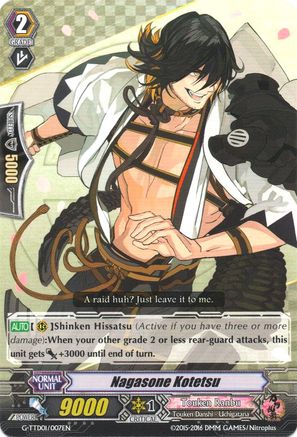 Nagasone Kotetsu (G-TTD01/007EN) - G-TTD01: Touken Ranbu (ONLINE)