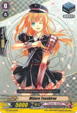 Midare Toushirou (G-TTD01/015EN) - G-TTD01: Touken Ranbu (ONLINE)
