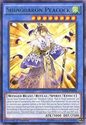 Shinobaron Peacock (RATE-EN038) - Raging Tempest Unlimited