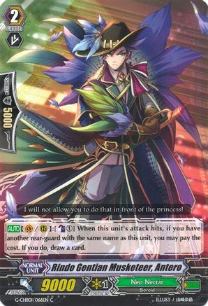 Gentian Musketeer, Antero (G-CHB01/066EN) - G-CHB01: TRY3 NEXT
