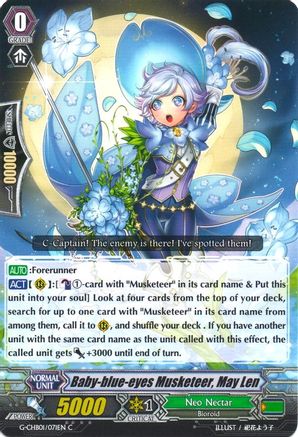 Baby-blue-eyes Musketeer, May Len (G-CHB01/071EN) - G-CHB01: TRY3 NEXT