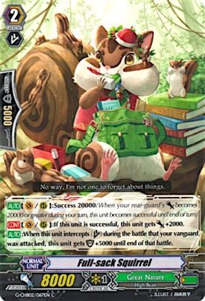 Full-sack Squirrel (G-CHB02/067EN) - G-CHB02: We ARE!!! Trinity Dragon
