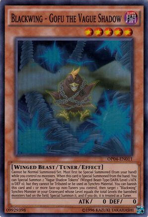 Blackwing - Gofu the Vague Shadow (OP04-EN011) - OTS Tournament Pack 4 Unlimited