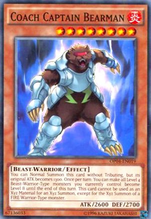Coach Captain Bearman (OP04-EN019) - OTS Tournament Pack 4 Unlimited