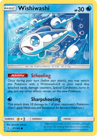 Wishiwashi 037/145 SM Guardians Rising - Common