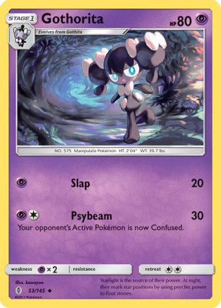 Gothorita 053/145 - Reverse Holofoil SM Guardians Rising - Uncommon