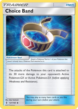 Choice Band 121/145 - Reverse Holofoil SM Guardians Rising - Uncommon