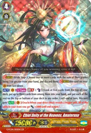 Chief Deity of the Heavens, Amaterasu (G-FC04/002EN) - G-FC04: Fighters Collection 2017