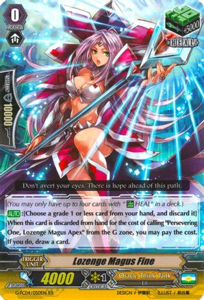 Lozenge Magus Fine (G-FC04/050EN) - G-FC04: Fighters Collection 2017
