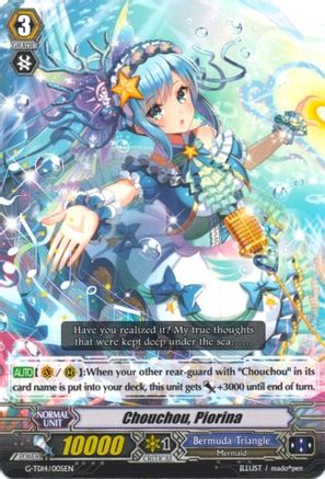 Chouchou, Piorina (G-TD14/005EN) - G-TD14: Debut of the Divas