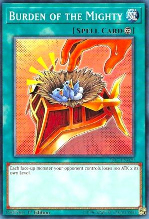 Burden of the Mighty (YS17-EN029) - Starter Deck: Link Strike 1st Edition