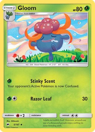Gloom 005/147 SM Burning Shadows - Uncommon