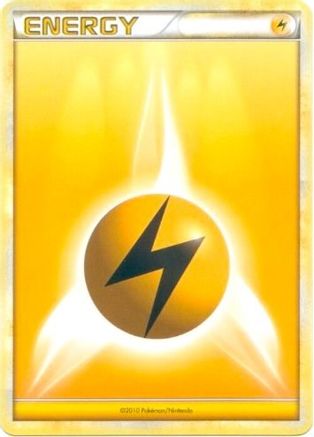 Lightning Energy (2010 Unnumbered HGSS Style Non-Holo) League & Championship Cards - Promo