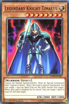 Legendary Knight Timaeus (LEDD-ENA07) - Legendary Dragon Decks 1st Edition