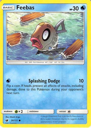 Feebas 026/111 SM Crimson Invasion - Common