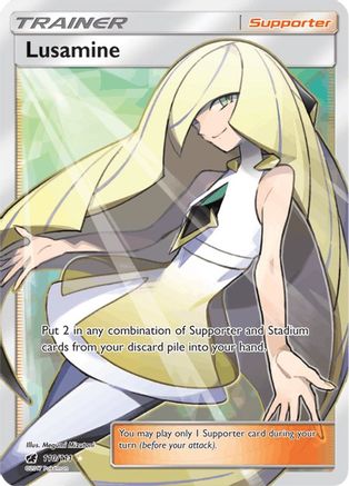 Lusamine (Full Art) 110/111 - Holofoil SM Crimson Invasion - Ultra Rare
