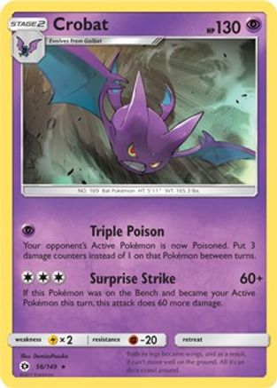 Crobat 056/149 Deck Exclusives - Rare