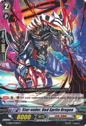 Star-vader, Red Sprite Dragon (G-CB06/033EN) - G-CB06: Rondeau of Chaos and Salvation