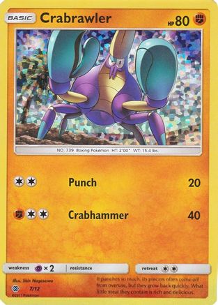 Crabrawler 007/12 - Holofoil McDonalds Promos 2017 - Promo