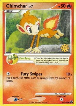 Chimchar 057/100 Countdown Calendar Promos - Promo