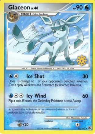 Glaceon 020/100 Countdown Calendar Promos - Promo