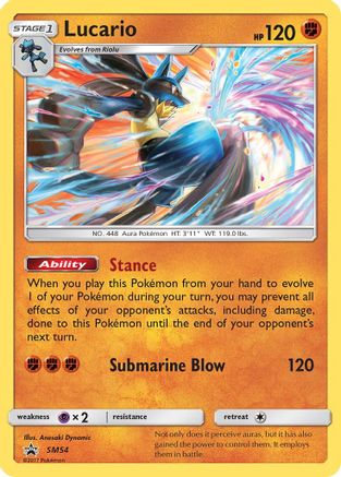 Lucario SM54 - Holofoil SM Promos - Promo