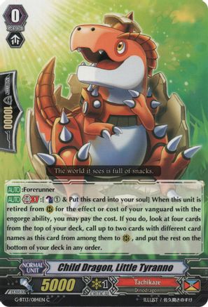 Child Dragon, Little Tyranno (G-BT13/084EN) - G-BT13: Ultimate Stride