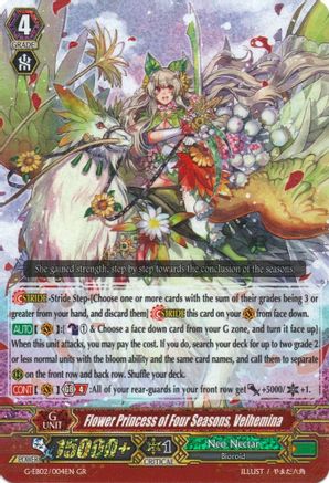 Flower Princess of Four Seasons, Velhemina (G-EB02/004EN) - G-EB02: The AWAKENING ZOO