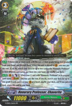 Honorary Professor, Chaverite (G-EB02/016EN) - G-EB02: The AWAKENING ZOO