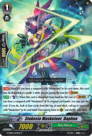 Stokesia Musketeer, Daphne (G-EB02/070EN) - G-EB02: The AWAKENING ZOO