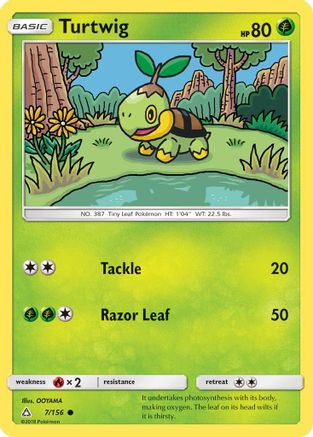 Turtwig (7) 007 SM Ultra Prism - Common