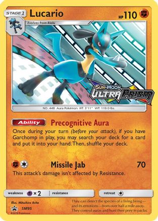 Lucario SM95 - Holofoil SM Promos - Promo