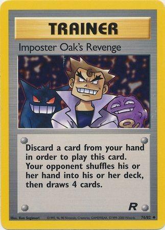 Imposter Oak's Revenge 076/82 - Unlimited Team Rocket - Uncommon