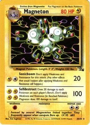 Magneton (26) 026 - Unlimited Fossil - Rare