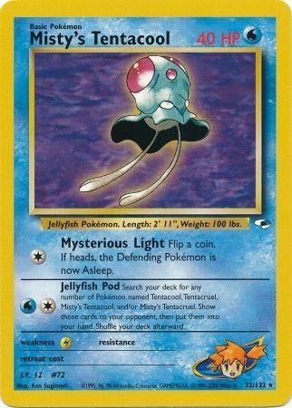 Misty's Tentacool (32) 032 - Unlimited Gym Heroes - Rare