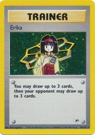 Erika (16) 016/132 - Unlimited Holofoil Gym Heroes - Holo Rare