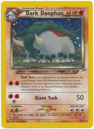 Dark Donphan 003 - Unlimited Holofoil Neo Destiny - Holo Rare