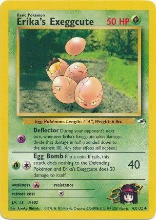 Erika's Exeggcute (43) 043/132 - Unlimited Gym Heroes - Uncommon