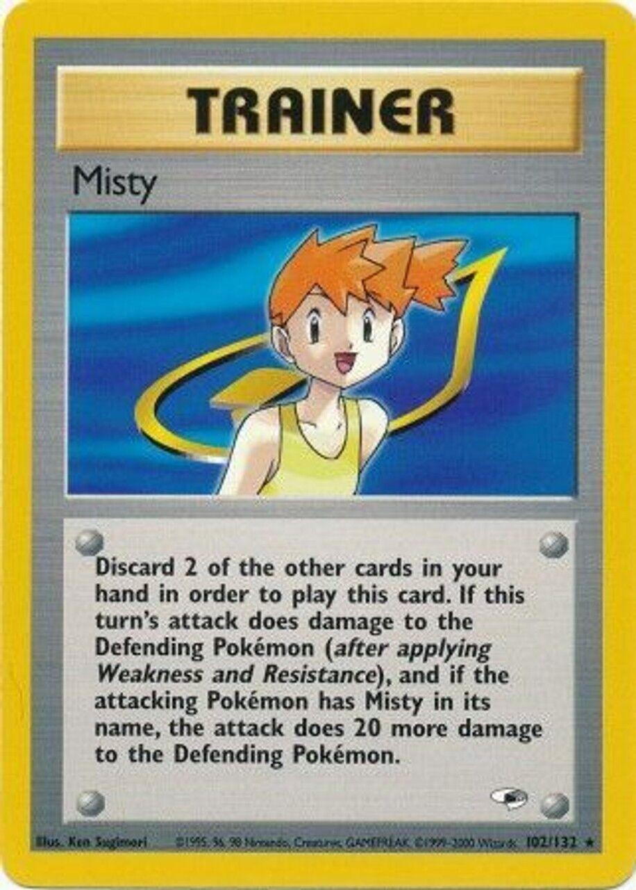 Misty (102) 102 - Unlimited Gym Heroes - Rare