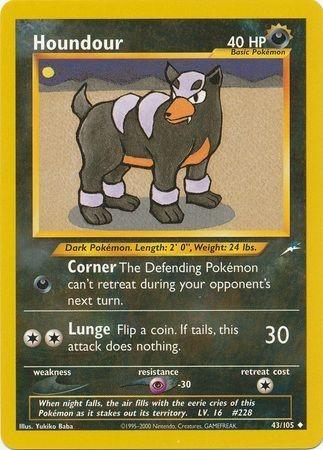 Houndour 043/105 - Unlimited Neo Destiny - Uncommon