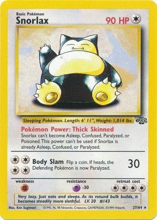Snorlax (27) 027 - Unlimited Jungle - Rare