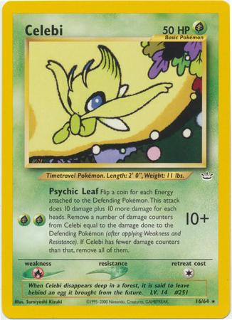 Celebi (16) 016 - Unlimited Neo Revelation - Rare