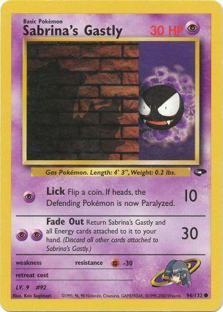 Sabrina's Gastly (96) 096 - Unlimited Gym Challenge - Common