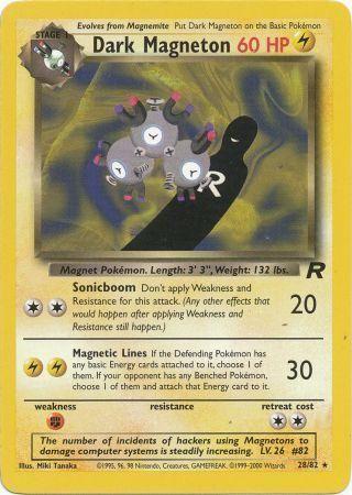 Dark Magneton (28) 028 - Unlimited Team Rocket - Rare