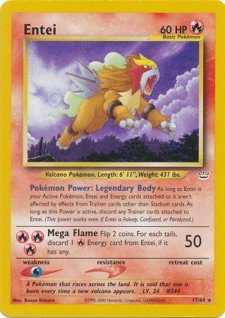 Entei (17) 017/64 - Unlimited Neo Revelation - Rare