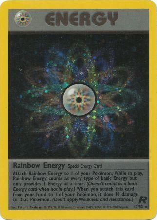 Rainbow Energy (17) 017/82 - Unlimited Holofoil Team Rocket - Holo Rare