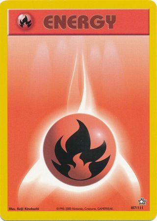 Fire Energy 107/111 - Unlimited Neo Genesis - Common